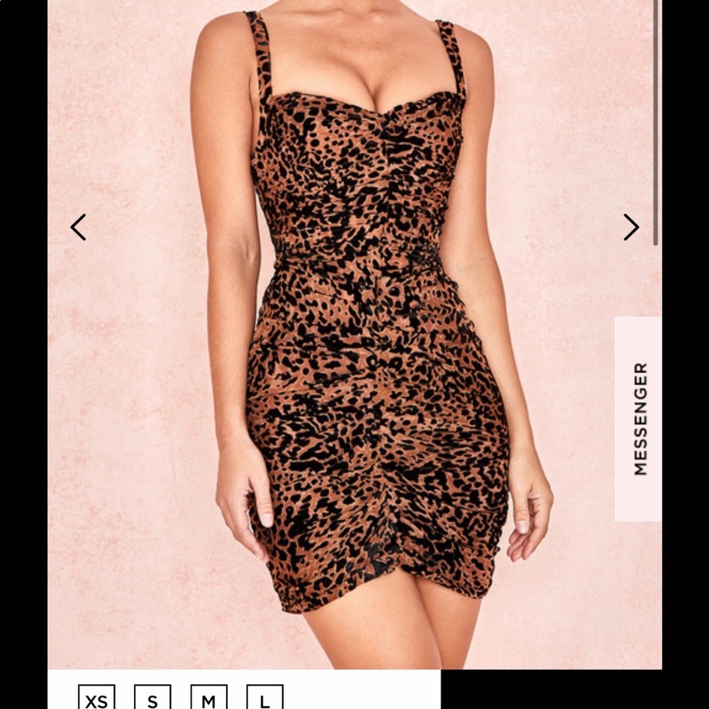 Leopard House of CB dress